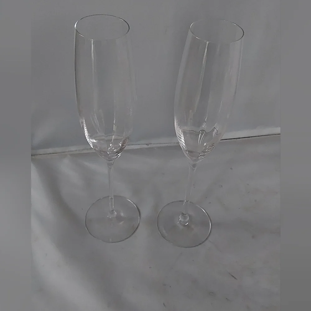 WATERFORD ELEGANCE OPTIC CLASSIC 1-PAIR‎ CHAMPAGNE FLUTE GLASSES
